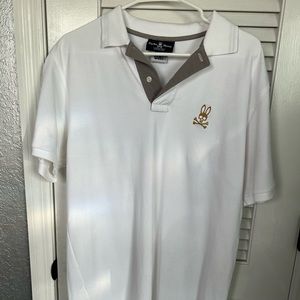 White Psycho Bunny Polo. SIZE 6. NEW